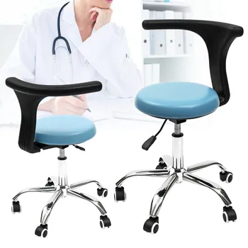 Бесплатная доставка Стоматологическое кресло l из искусственной кожи для доктора, сиденье табурета, регулируемое по высоте Мобильное кресло