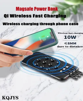 Универсальное зарядное устройство Magsafe Power Bank для Huawei Xiaomi Qi, беспроводной магнитный PowerBank, быстрая зарядка для iPhone VIVO Samsung