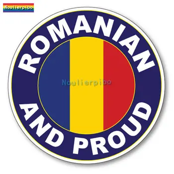 Румынский И ГОРДЫЙ Флаг, виниловые наклейки на грузовик, командные гонки, бампер снегохода, ноутбук на Windows, мотоциклетный шлем, наклейки на багажник