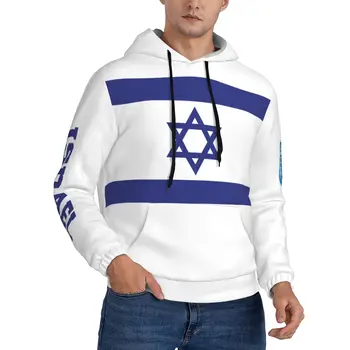 Печать флага страны Israel IL 3D Пользовательское имя И номер Мужская Толстовка Женская Уличная одежда в стиле хип-хоп Спортивный костюм Одежда