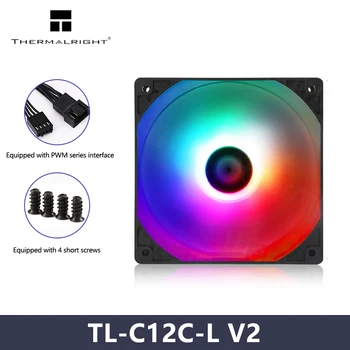 Вентилятор корпуса Thermalright TL-C12C-L V2 С Постоянной Световой Эффективностью 12 В 4PIN PWM Бесшумный 120 мм Вентилятор Охлаждения процессора