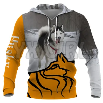 Толстовки с 3D принтом Husky Creat Dant, пуловеры унисекс, забавная толстовка с капюшоном для собак, повседневный уличный спортивный костюм