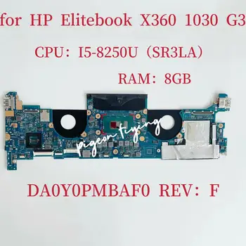 DA0Y0PMBAF0 REV: F Материнская плата для ноутбука HP Elitebook X360 1030 G3 Материнская плата процессор: I5-8250U SR3LA Оперативная память: 8 ГБ L31860-601 L31860-001