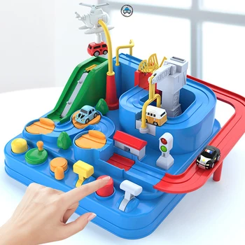 Модель гоночного вагона Z30, развивающие игрушки, Детский трек, Приключенческая игра, Механический интерактивный поезд, Животные, Космическая ракета