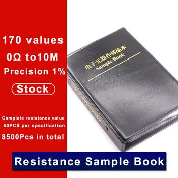 Набор микросхемных резисторов 0,1 Ом-1 ОМ 0603 0805 1206 1% FR-07 SMD Book Образец значений SMT 25 