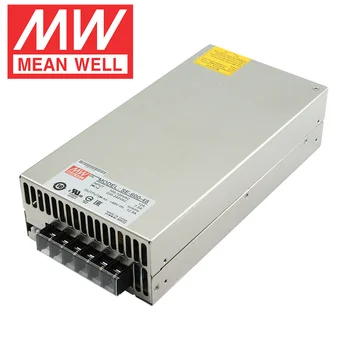 Mean Well SE-600-24 Источник питания 110 В 220 В переменного тока в постоянный 600 Вт 24 В 12 В 48 В Импульсный Источник Питания с одним Выходом