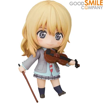 【Предпродажа】 Оригинальная фигурка компании Good Smile Miyazono Kawori Nendoroid 2113 Your Lie in April Q Версия 10 см, Аниме-модель, игрушки