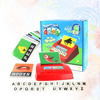 Английская буквенная машина, игрушка для изучения английских букв, Словарная головоломка