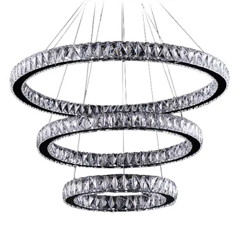 Современные Подвесные Потолочные Светильники LED Crystal Chandelier Освещают Подвесной Светильник для Гостиной