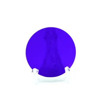 размер диаметр 42 мм и толщина 2 мм фиолетовый оптический УФфильтр пропускающего стекла типа ZB2 BG3