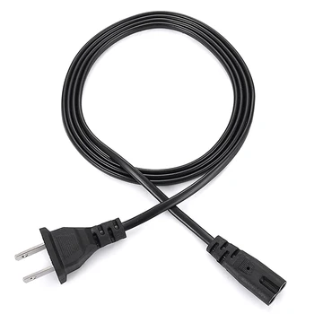 2-контактный кабель питания ЕС, удлинитель питания США для зарядного устройства ноутбука Dell, принтера Canon Epson 250V 2.5A