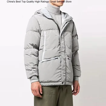 Водонепроницаемая утолщенная ветрозащитная осенняя куртка С капюшоном, пальто на молнии, мужская и женская зимняя одежда высокого качества