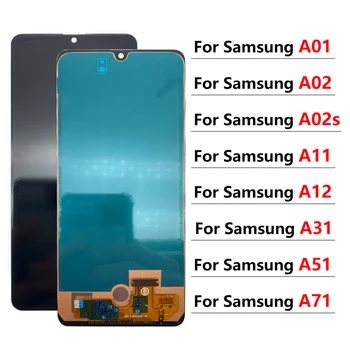 10 шт./лот, Оригинальный ЖК-дисплей Для Samsung A01 A02 A02S A11 A12 A31 A51 A71 A21s, ЖК-дисплей с Сенсорным экраном, Дигитайзер В Сборе