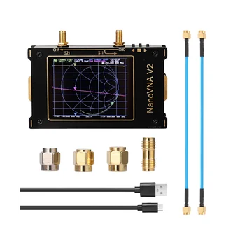3,2-Дюймовый Экранный 3G Векторный сетевой анализатор S-A-A-2 NanoVNA V2 Антенный анализатор Коротковолнового измерения HF VHF UHF Дуплексерный Фильтр