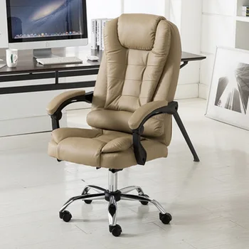 Компьютерное кресло, Кресло для домашнего Офиса, Кресло для Босса с Откидной Спинкой, Массажная Подставка для ног, Подъемное Вращающееся Кресло, Современное минималистичное Сиденье для обеденного перерыва 2023