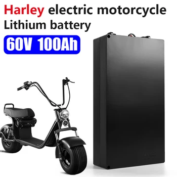 Литиевая батарея Электромобиля Harley 18650 Аккумулятор 60V 100Ah для Двухколесного Складного Электрического скутера Citycoco