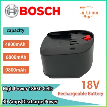 Литий-ионный аккумулятор Bosch 18V 9800 мАч PBA PSB PSR PST Bosch для дома и сада (только для типа C) AL1830CV AL1815CV AL1810CV