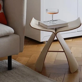 Журнальный столик из белого дерева, Маленький дизайнерский журнальный столик для гостиной, дизайнерский стол Mesa, вспомогательный салон, современная мебель в скандинавском стиле