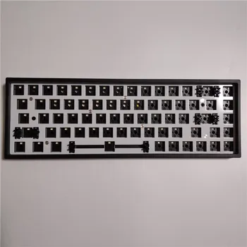 Черный Bluetooth RGB NJ68 комплект Keydous hot swap 68 механическая клавиатура
