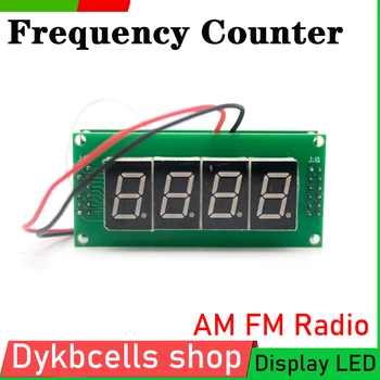 частотомер AM FM-радиоприемник с цифровым дисплеем LED для усилителя мощности DC 9V-12V Ham