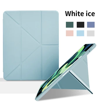 Чехол-трансформер Для iPad 10,9 2022 Pro 11 Air 5 4 3 2 1 Mini 6 5 4 7-го 8-го 9-го поколения 10,2-дюймовый Smart Wakeup Cover Pen Slot Funda