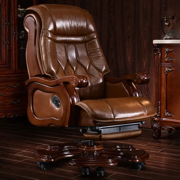 Кресло с откидной спинкой, Эргономичные офисные стулья, Игровой Кожаный Массажный пол, Офисное кресло, подушка на колесиках, Шезлонг для бюро FY20XP