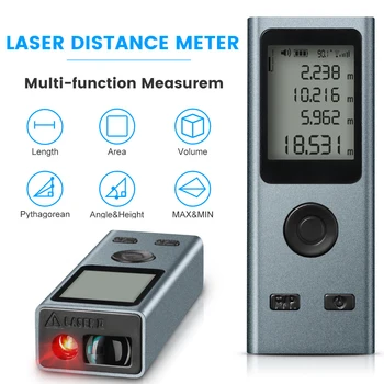 Лазерный Дальномер 25 М Цифровая лента Лазерный дальномер Trena Metro Лазерный Дальномер Измерительная лента Мини USB Зарядка
