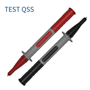QSS 2 шт. Тестовая игла мультиметра, мягкий силиконовый электромонтер, универсальный многоцелевой тестовый штырь Q. 30044