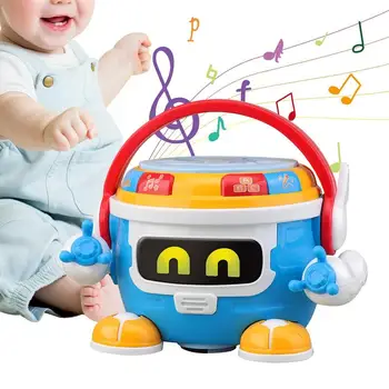 Детский музыкальный Барабан, электрическая игрушка, музыкальные игрушки для детей, Портативные Электрические музыкальные инструменты, игрушки для детей, малышей, мальчиков