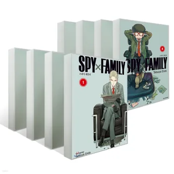 8 шт., Семейство Spy X, знаменитое японское Аниме, корейская версия, Книги Манги, раскраски, мультяшные комиксы, пожалуйста, продлите дни отправки