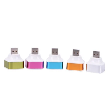От 1 USB-штекера до 3 USB-штекерных портов Пластиковый Разветвитель-концентратор Кабель для зарядки мобильного телефона Адаптер зарядное устройство