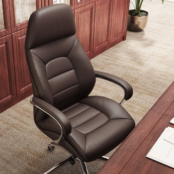 Эргономичные роскошные офисные кресла Boss, Удобные домашние офисные кресла с поворотной спинкой, мебель для дома Sillon Oficina WZ50OC