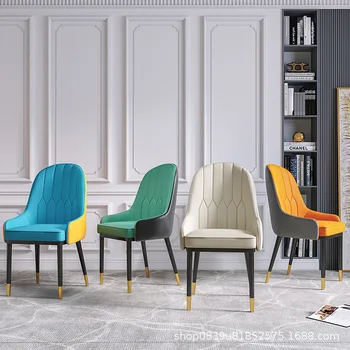 New Nordic Style Dining Chair Modern Simple Home Chair Hotel Restaurant Armchair chair  sillas de comedor  дизайнерская мебель