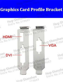 Высококачественная графическая видеокарта Низкопрофильный кронштейн HDMI + DVI + VGA для графической карты