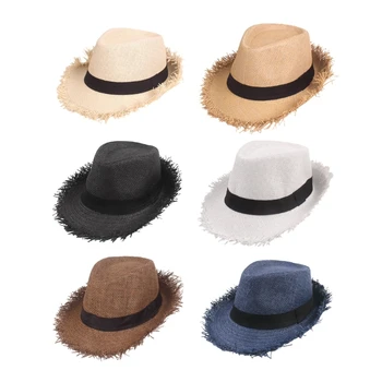 Соломенная шляпа для плетения, летняя кепка, Приморская шляпа для подростков, Женская фотография, Прямая поставка