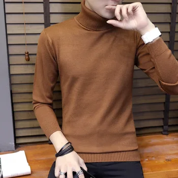 MRMT 2023 Абсолютно новый мужской свитер Молодежный свитер с высоким воротником для мужчин, толстый тонкий свитер с длинными рукавами
