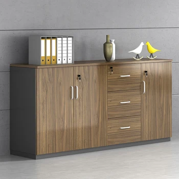 Горячая распродажа, Шкаф для хранения офисной мебели, Изготовленный на заказ Современный деревянный шкаф для хранения с ручкой, используемый в домашних условиях