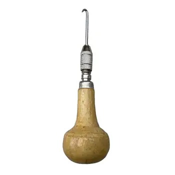 Съемник струн для ракеток, оборудование для бадминтона и сквоша с деревянной ручкой