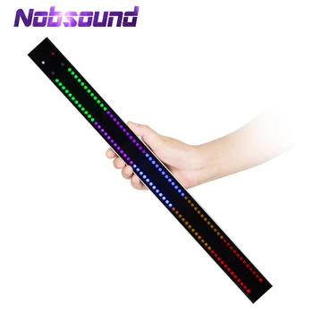 Nobsound 120 СВЕТОДИОДНЫЙ полноцветный стереомузыкальный анализатор спектра звука с микрофоном