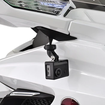 Аксессуары для мотоциклов Комплект кронштейнов для экшн-камеры Зеркало заднего вида для Honda Gold Wing 1800 GL1800 F6B 2018-2023 Gopro