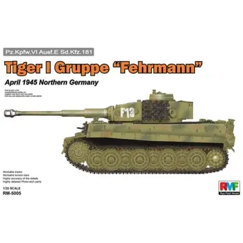 Модель ржаного поля RFM RM-5005 1/35 Tiger I Gruppe 