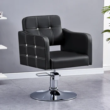 Кресла для парикмахеров-стилистов, Профессиональное Кожаное Вращающееся Педикюрное Парикмахерское кресло, Эстетическая мебель для салона Cadeira MQ50BC