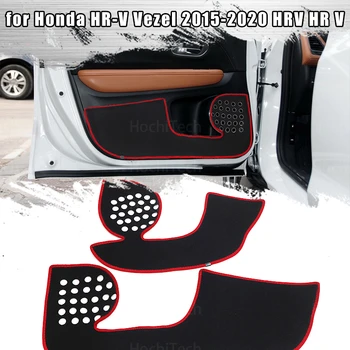 Аксессуары Для внутренней Защиты Двери Защитный Коврик Защитный Ковер Двери Автомобиля Противоударная Накладка Наклейка для Honda HR-V Vezel 2015-2020 HRV