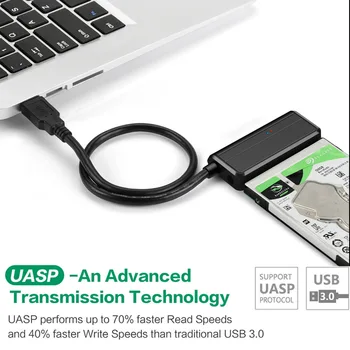 Usb3.0 Easy Drive 2,5-дюймовый высокоскоростной передатчик Usb3.0, совместимый с интерфейсом 2.0, адаптер скорости считывания интерфейса Usb 3.0