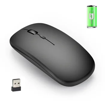 Мышь 3-кнопочная беспроводная мышь 2.4G без звука для ноутбука, настольного компьютера, офиса, удобная портативная