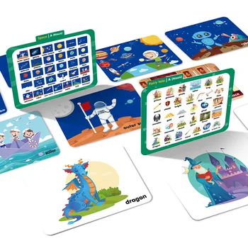 Dream Bus Для раннего обучения Английская флеш-карта для детей, обучающая английскому Языку Игровая карта, Считыватели точек опоры