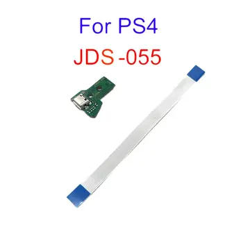 Для контроллера PS4 USB-Порт Для Зарядки Разъемная Плата JDS-055 Ручка Для Зарядки Разъемная Плата Переключателя 12PIN Кабельный Модуль Для PS4