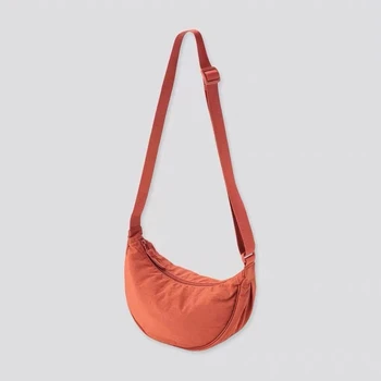 Роскошная Дизайнерская Нейлоновая женская сумка через плечо Повседневная однотонная сумка подмышками для женщин Спортивная сумка-Хобо Кошелек