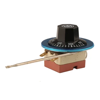 50-300 Градусов Цельсия, 2-контактный переключатель темперирования, термостат с капиллярной шкалой - Регулируемый регулятор температуры для электрической духовки