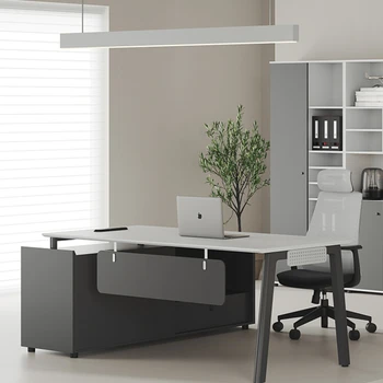 Верстак Boss Офисные Столы Сочетание Простоты Современные Офисные Столы Для Хранения Коммерческая Мебель Escritorio QF50OD